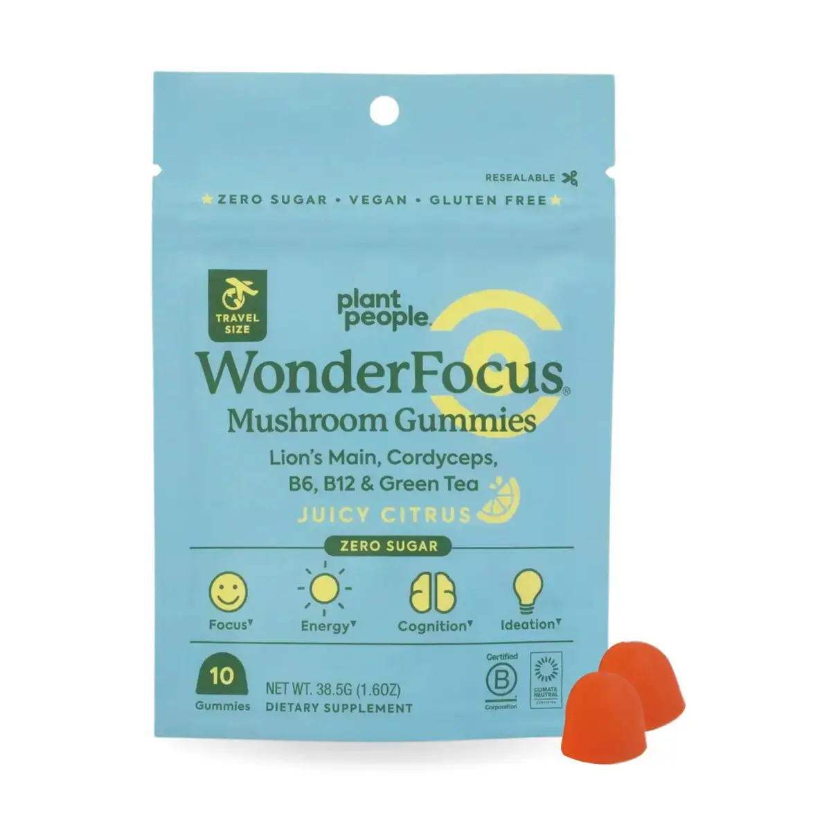 Grab-N-Go Wonderfocus Mushroom Gummies 1