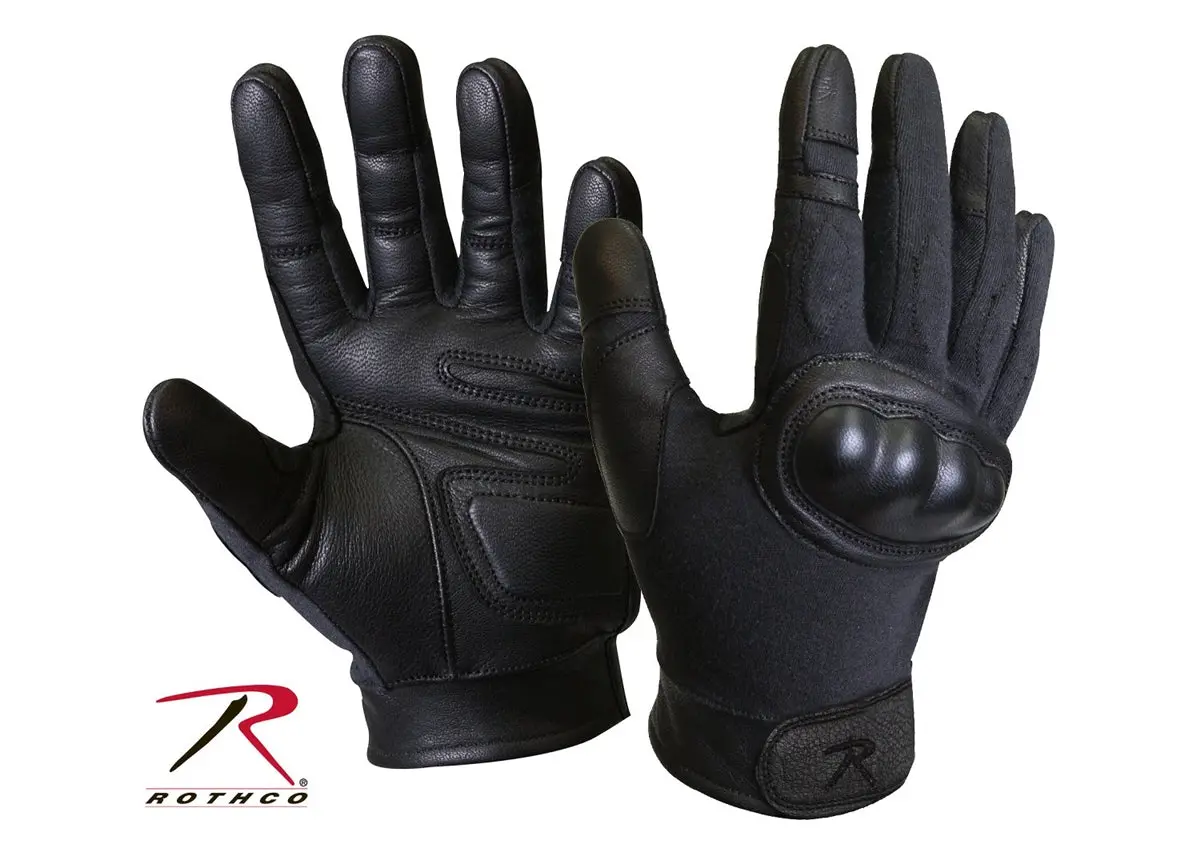 Rothco Hard Knuckle Tactical Gloves (Blk) (M) 1