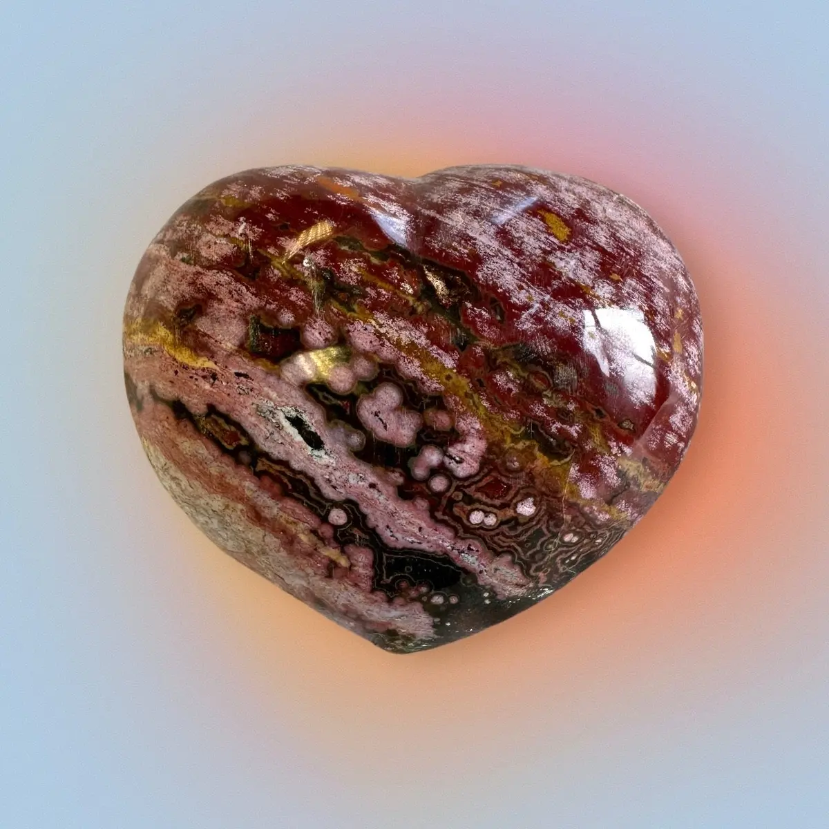 Ocean Jasper Hearts - Ethically Sourced 3