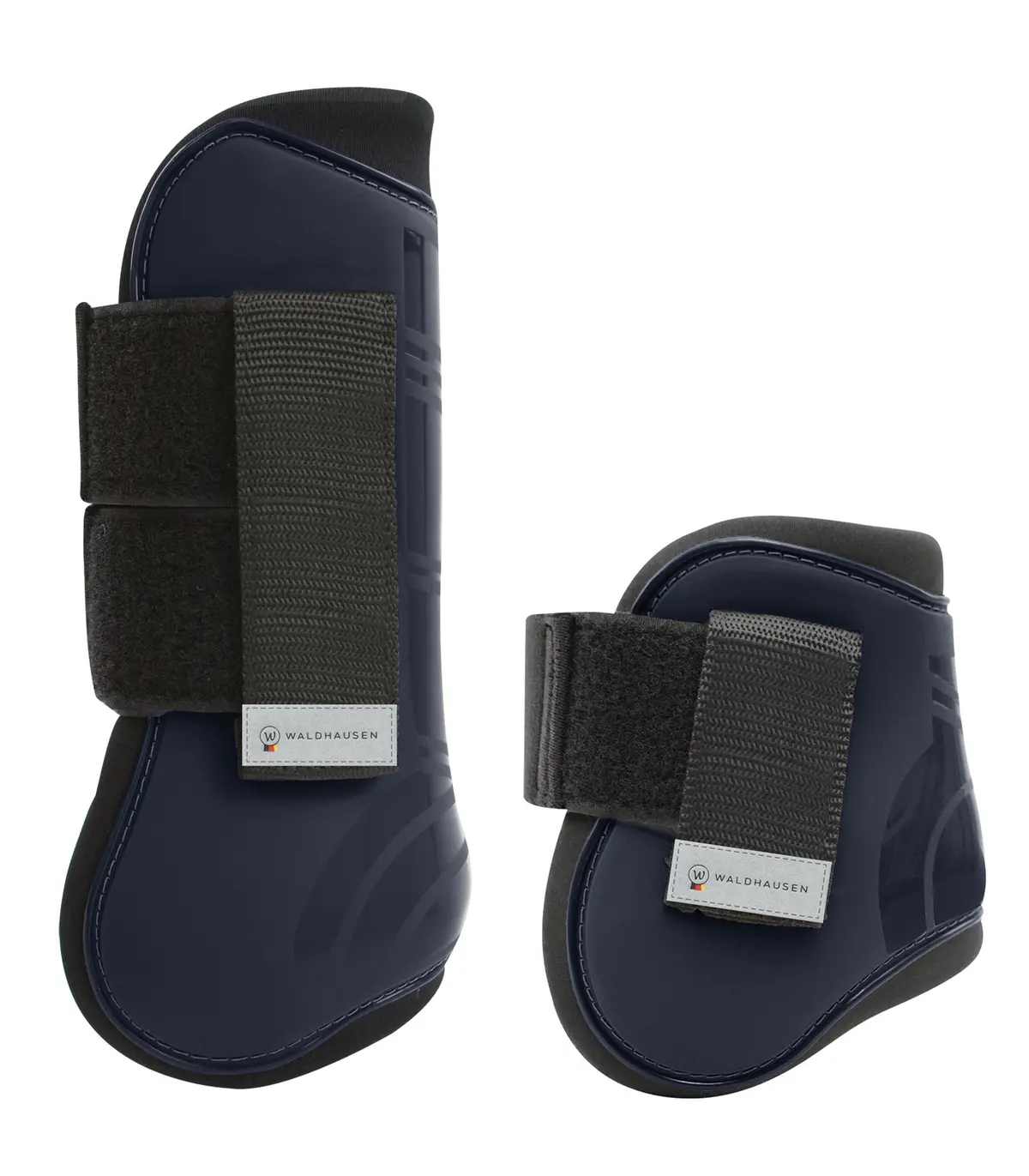 Waldhausen Pro Open Front Tendon & Fetlock Boot Navy Set 4-Full 1