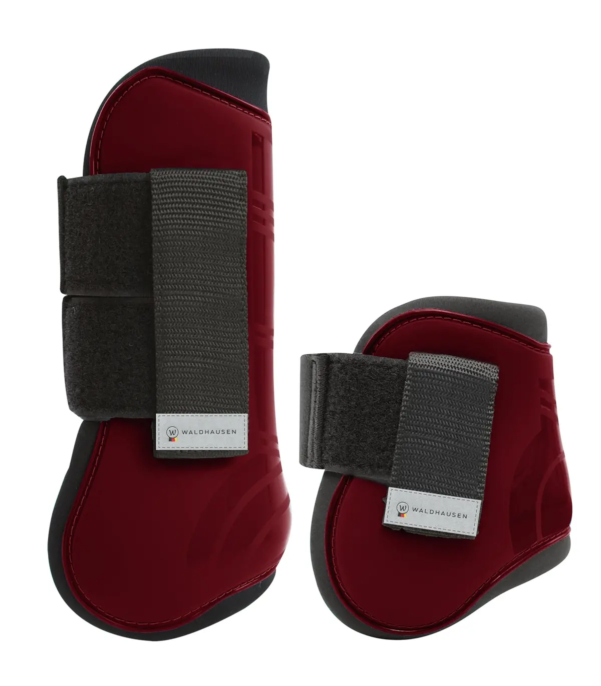 Waldhausen Pro Open Front Tendon & Fetlock Boot Ruby Red Set 4-Full 1