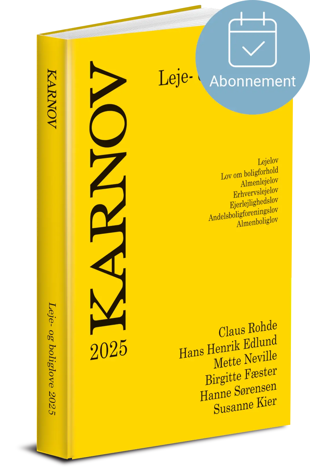 Karnov Leje- Og Boliglove 2025 - Abonnement 1