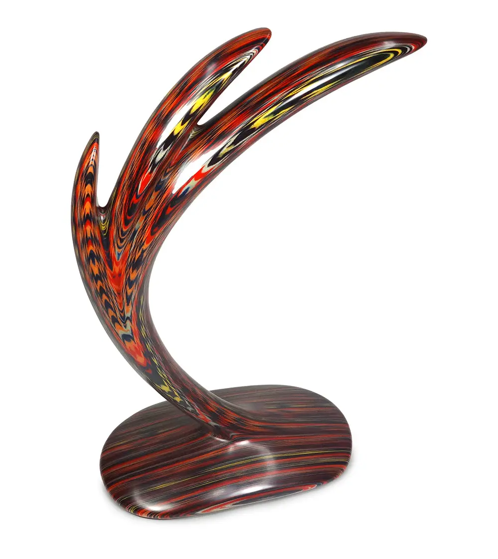Wood Sculpture "3 Spinner Dolphin" By Rock Cross 1
