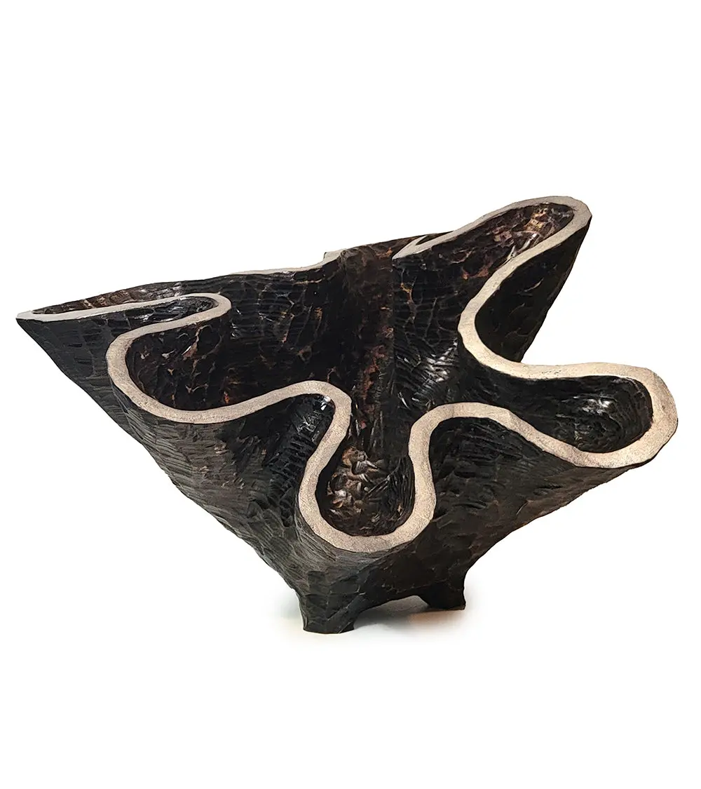 Carved Vessel "Textured Ash" By Andy Dipietro 1
