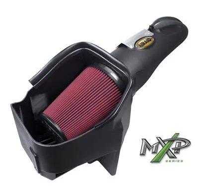 Airaid 400-278 Cold Air Intake; Mxp Series; Black Plastic Tube; Red Synthaflow Filter; With Heat Shield; Ford 6.7L 1