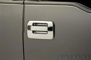 Putco 401007 Exterior Door Handle Cover; Chrome Plated; Abs Plastic; Without Passenger Side Keyhole/Without Keypad; With Covers For 4 Doors 1