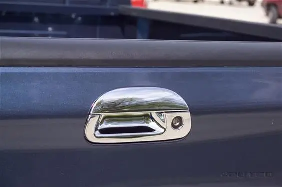Putco 401015 Tailgate Handle Cover; Chrome Plated; Abs Plastic; With Tailgate Handle Trim; With Keyhole 1