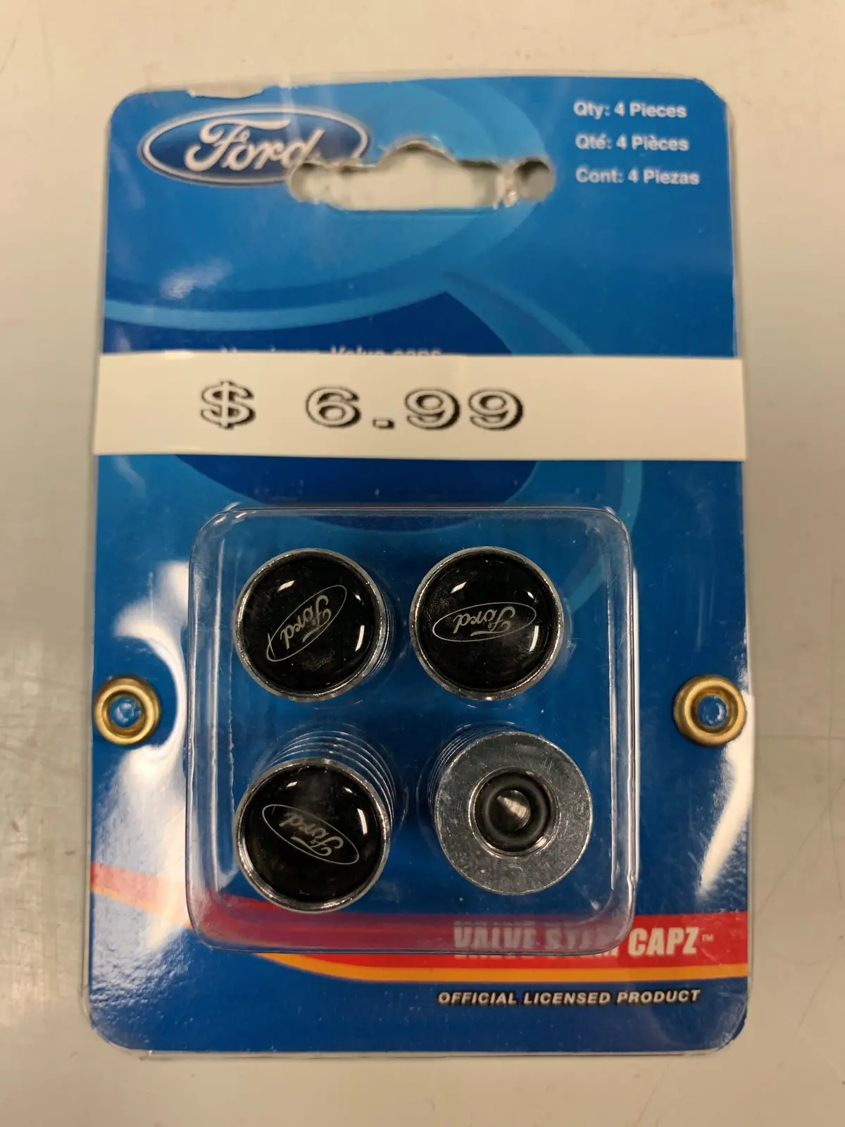 Chroma Graphics 4201 Ford Valve Stem Caps; Ford 1