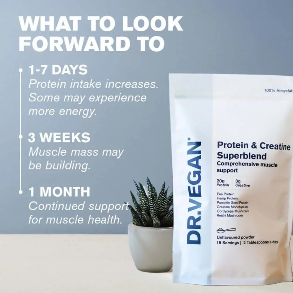 Protein & Creatine Superblend - Dr.Vegan 450G 2