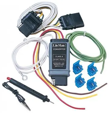 Hopkins Mfg 46155 Tail Light Converter; Vehicle Lighting System Powered; Adapts Tow Vehicles Tail Light System To The Trailer Tail Lights 1