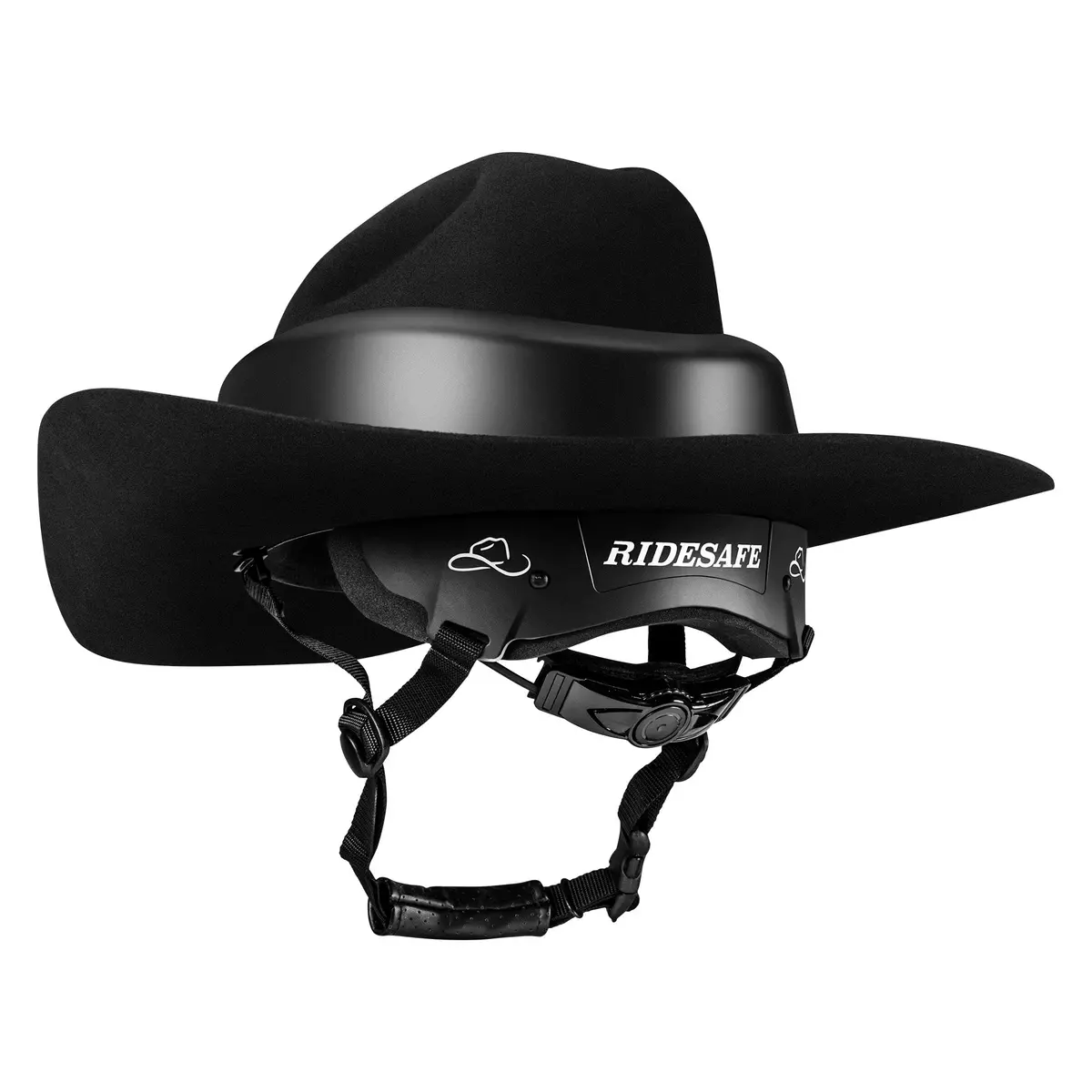 Resistol Ride Safe 7X Helmet Black (Astm Certified) 1