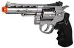 Asg Dan Wesson 4" Airsoft Revolver (Chrome) 1