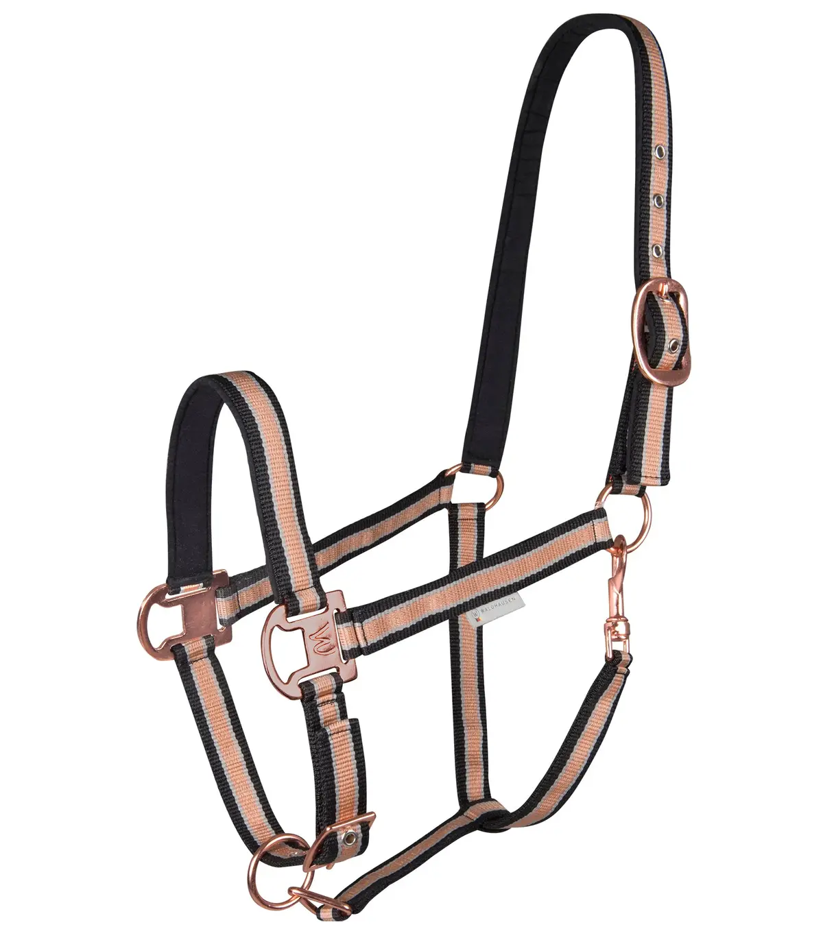 Halter Rose Shine Black 1