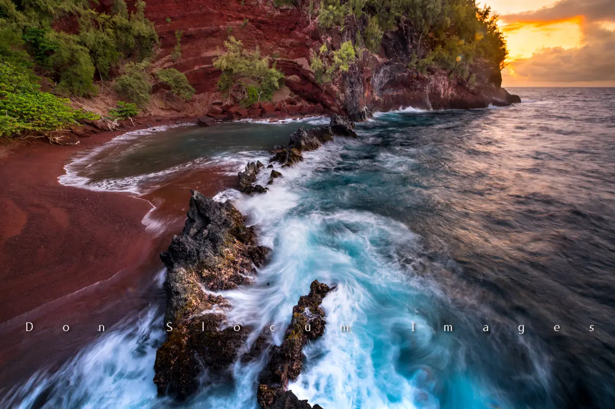 Red Sand Beach By Don Slocum 1
