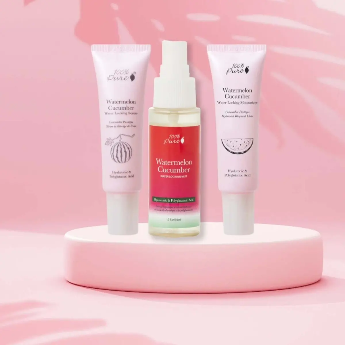 Watermelon + Cucumber Water Locking Moisturiser - 100% Pure 2