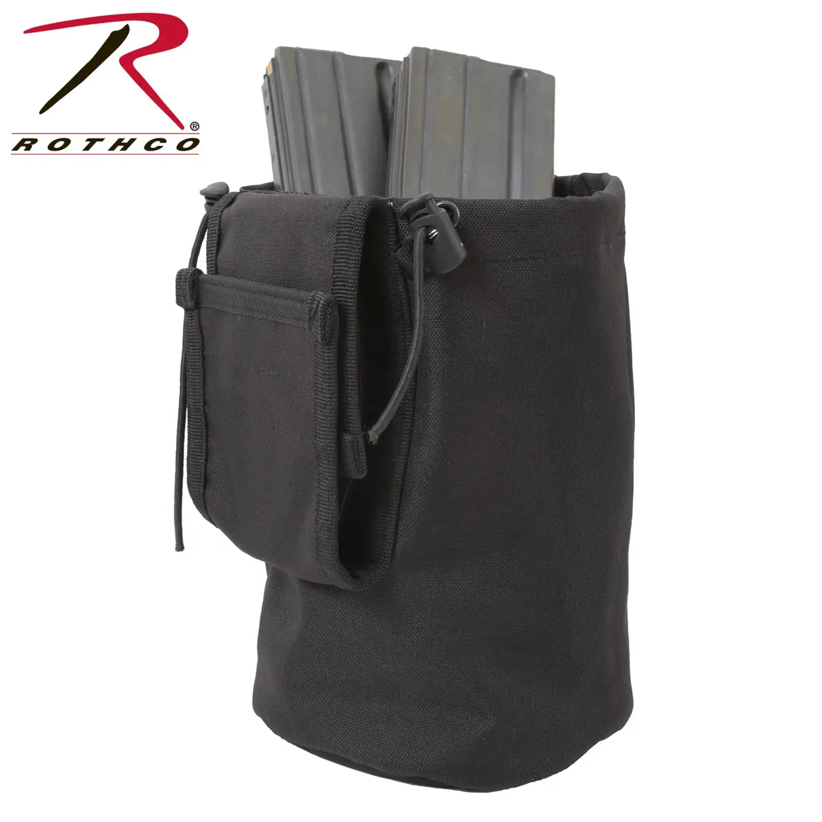 Rothco Molle Roll-Up Utility Dump Pouch - Blk 1