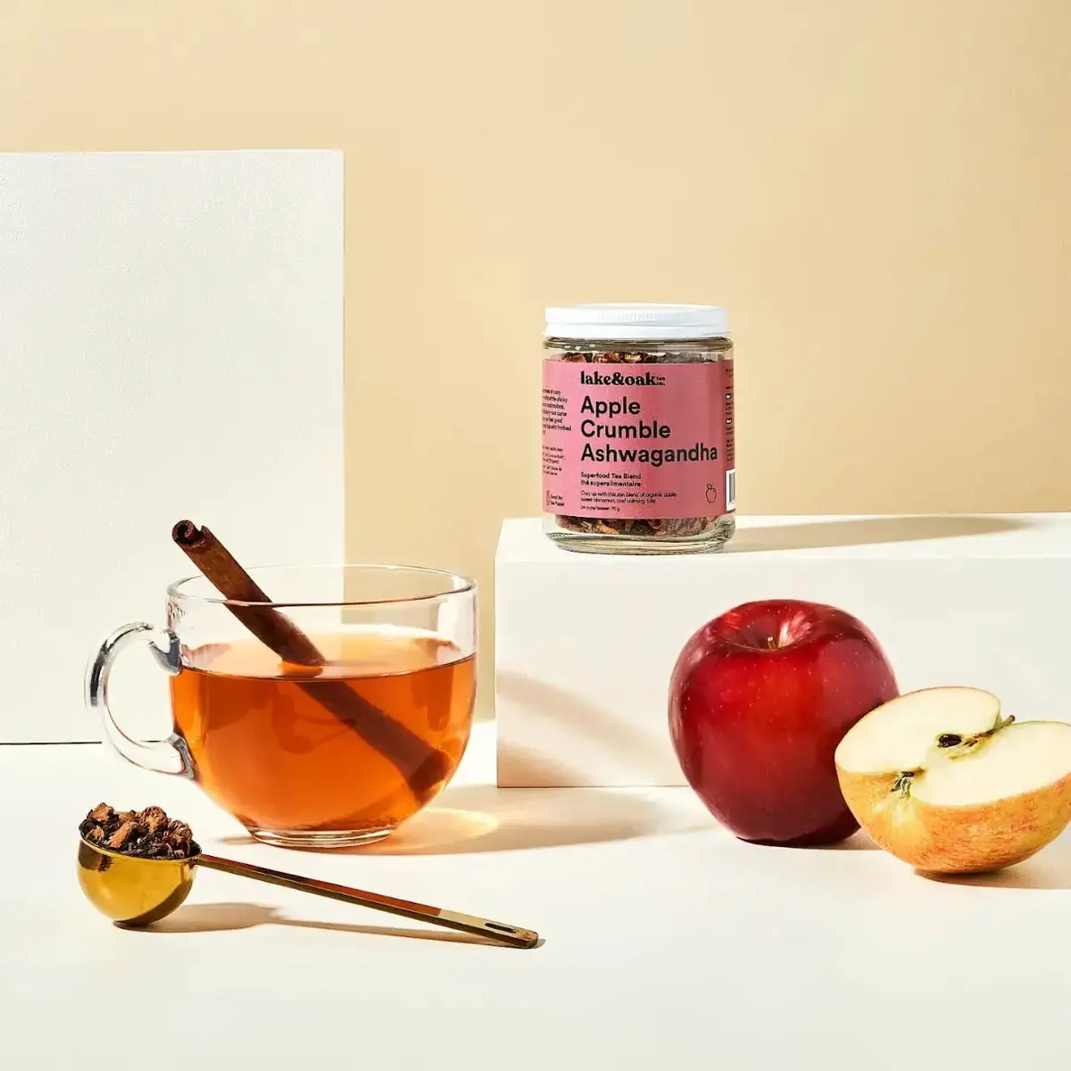 Apple Crumble Ashwagandha 70G | Lake & Oak Tea 1