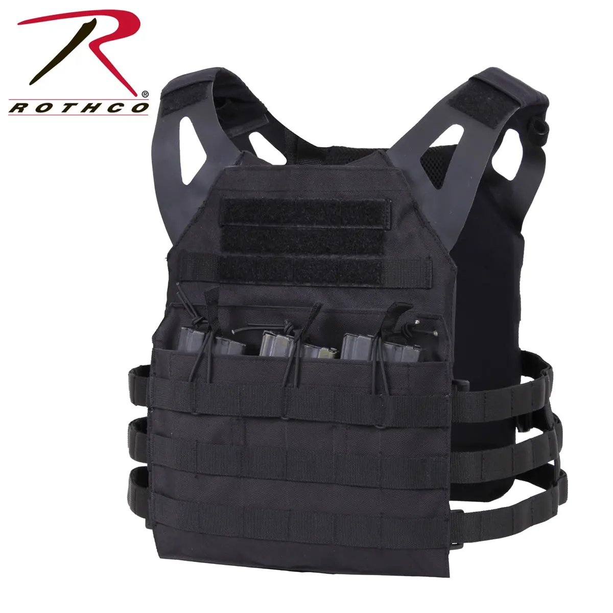 Rothco Lightweight Plate Carrier - Black 1