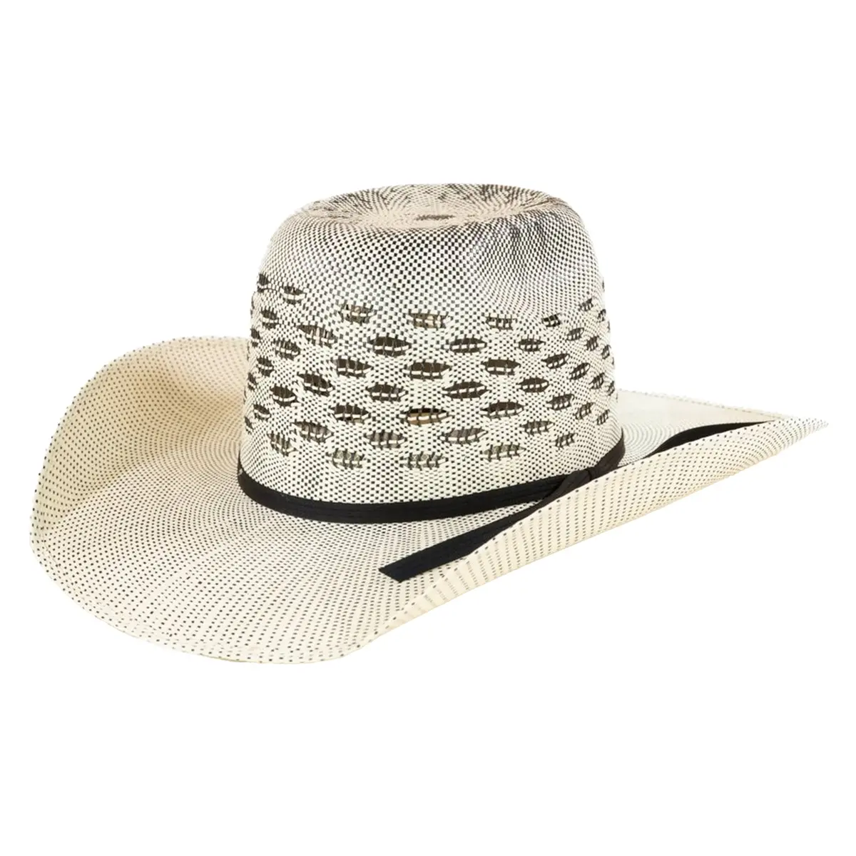 Resistol Everett Bangora Natural/Black Straw 1