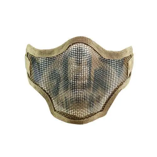 2G Wire Mesh Tactical Mask (Tan W- Skull) 1