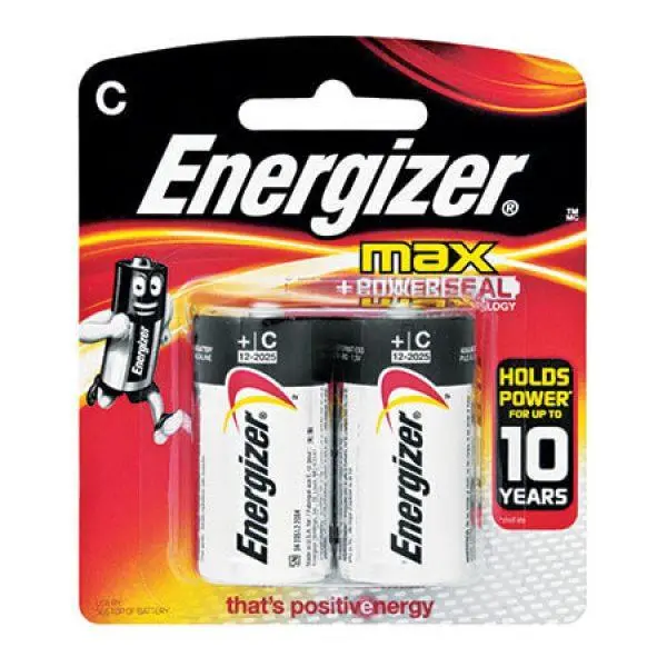 Energizer Max: C Batteries - 2 Pack 5