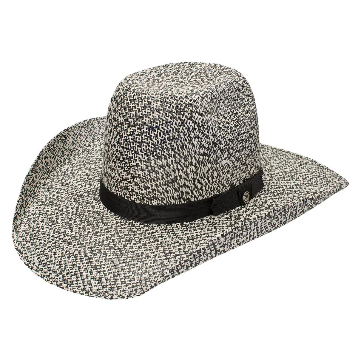 Resistol Hooey Del Rio Straw Black/White 1