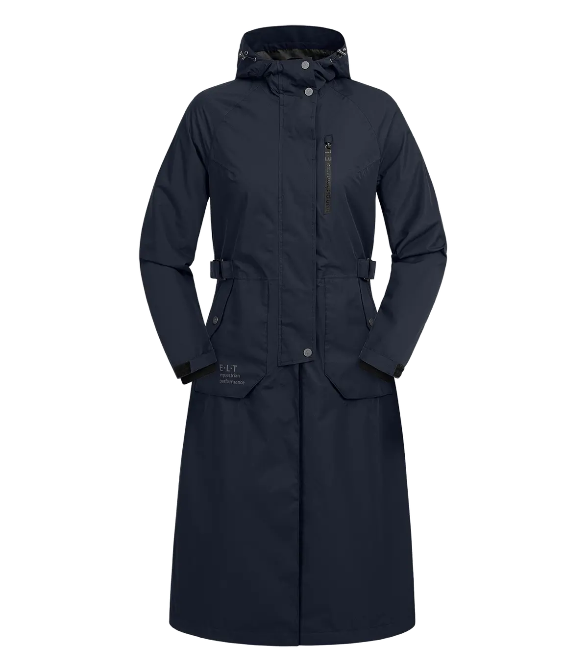 Elt Fehmarn Long Riding Raincoat Night / Deep Blue 3