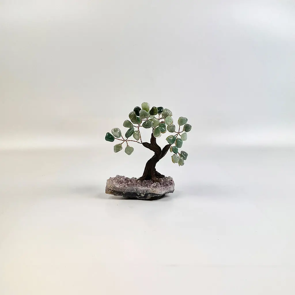 Green Quartz Gemstone Tree 5" - Handmade By Brazil Gems 2