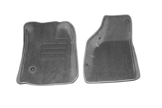 Lund International 602624 Ford Superduty Floor Liner; Catch-All; Molded Fit; Grey; Nylon; 2 Piece 1