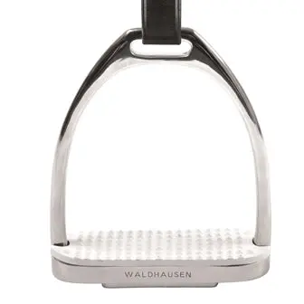 Waldhausen Stirrups Stainless Steel White Tread 1