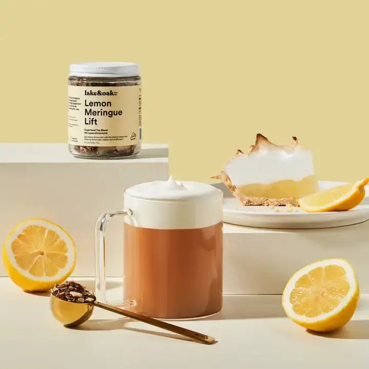 Lemon Meringue Lift – Superfood Tea Blend (70G) | Lake & Oak 1