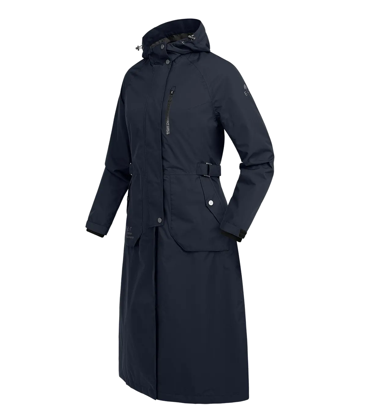 Elt Fehmarn Long Riding Raincoat Night / Deep Blue 2