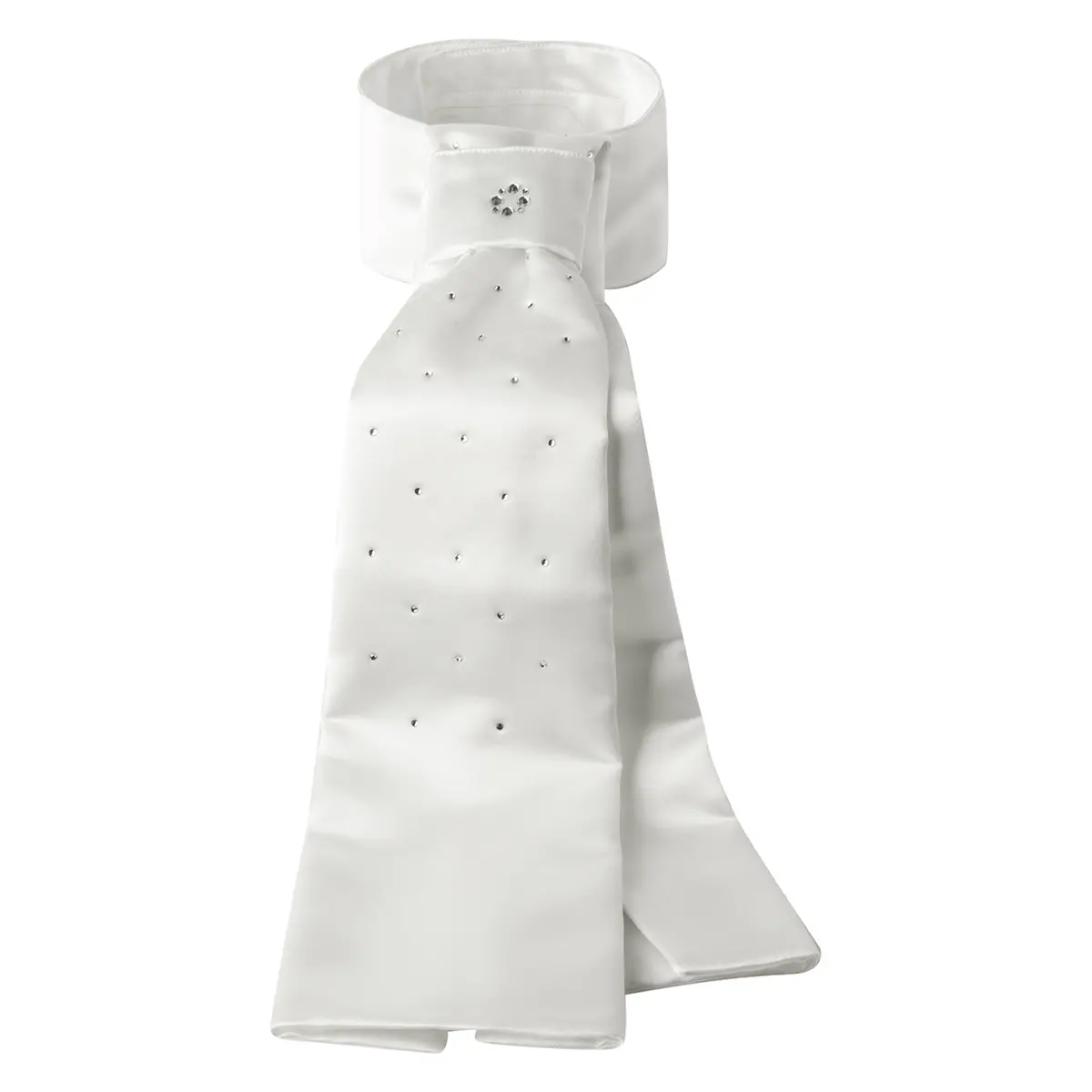 Ladies Stock White With Crystals 1