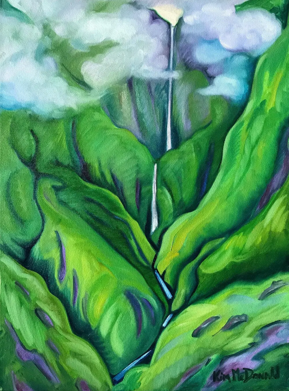 Original Painting: Heavenly Hana By Kim Mcdonald 1