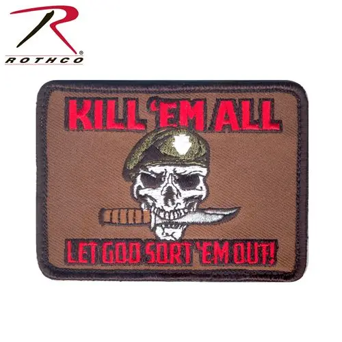 Rothco Kill Em All Let God Sort Em Out Morale Patch 1