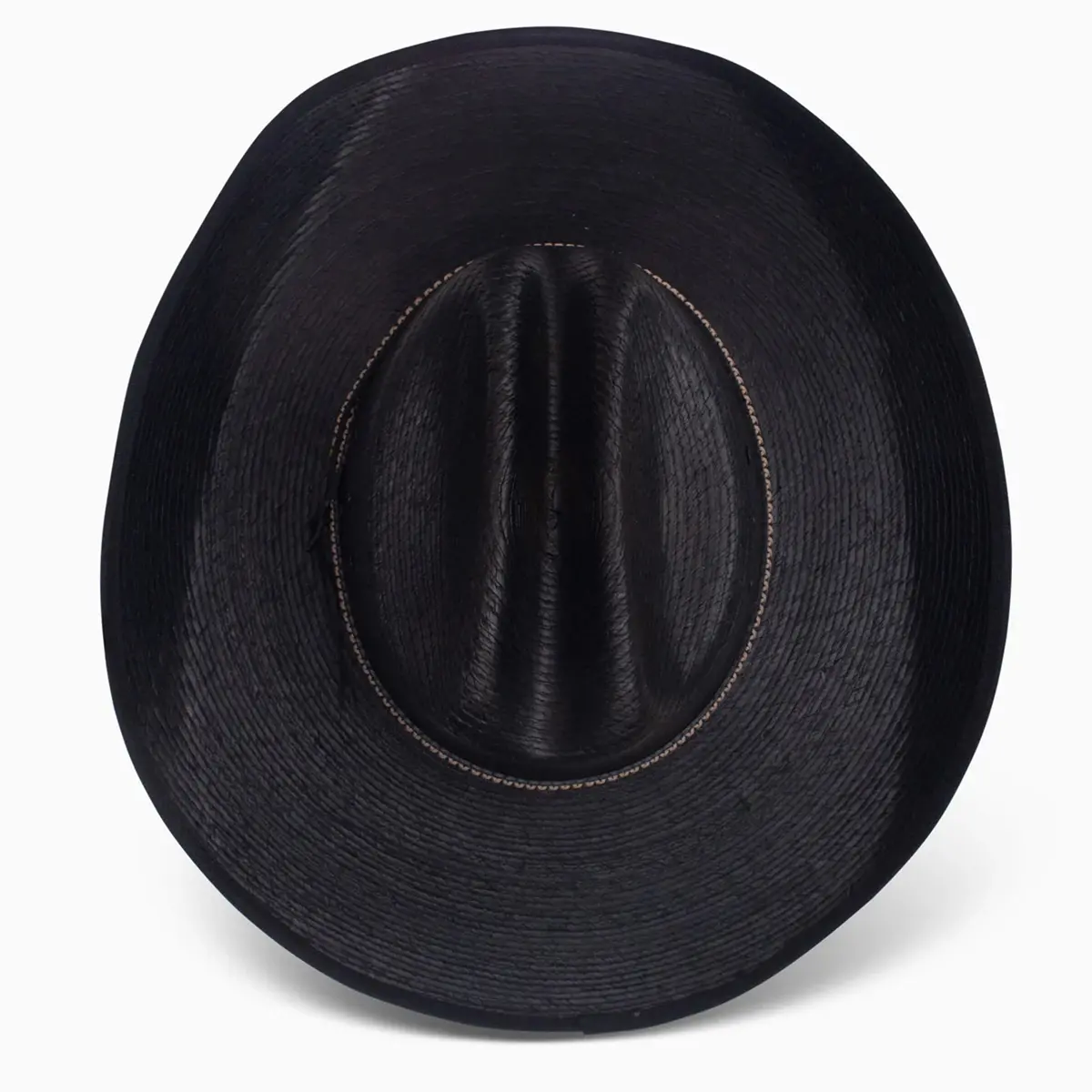 Resistol Asphalt Cowboy Palm Straw Black 4