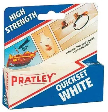 Pratley Quickset Glue - White - 40Ml 1