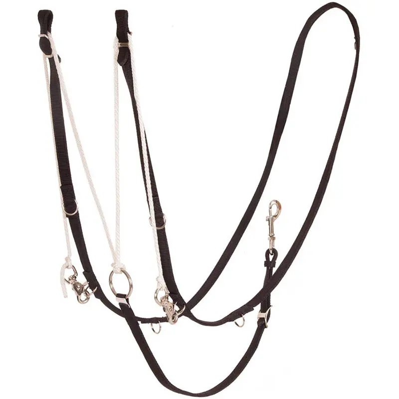 Ezy Ride German Martingale Nylon Web Black 1