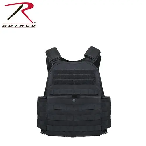 Rothco Molle Plate Carrier Vest - Black 1