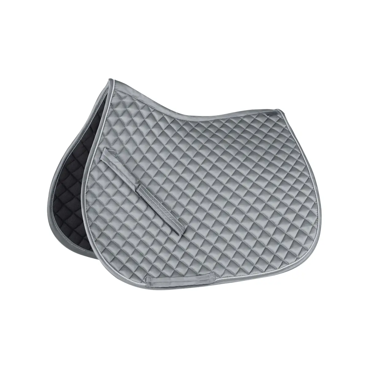 Waldhausen Saddle Pad Felix Glam Chrome Grey Shetty 1