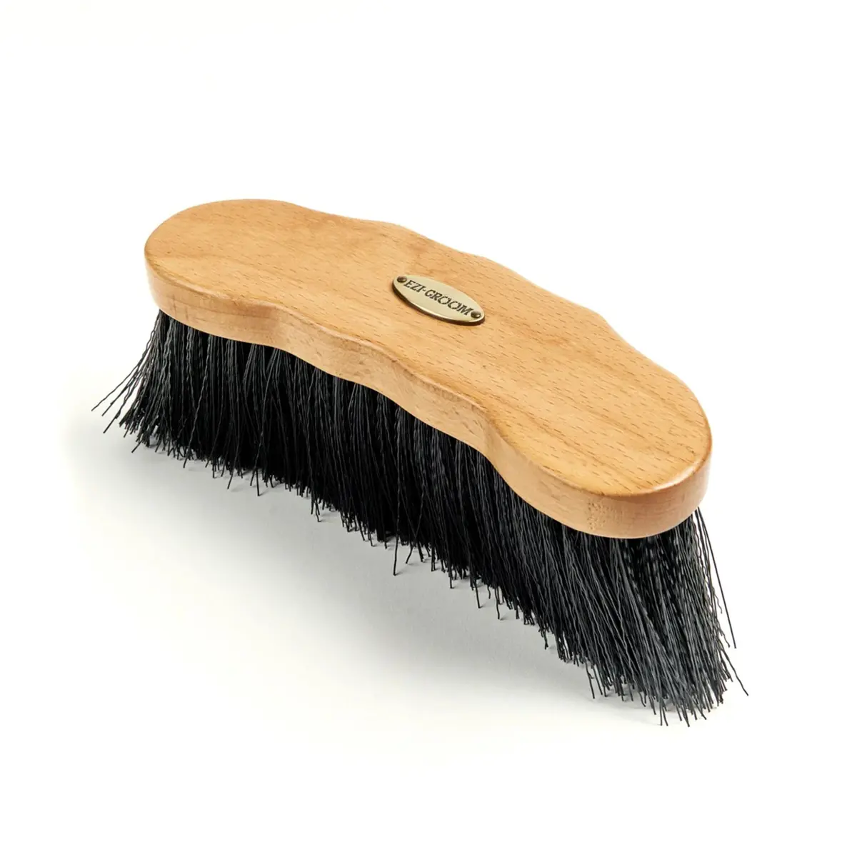 Shires Ezi-Groom Premium Long Dandy Brush Wood 1
