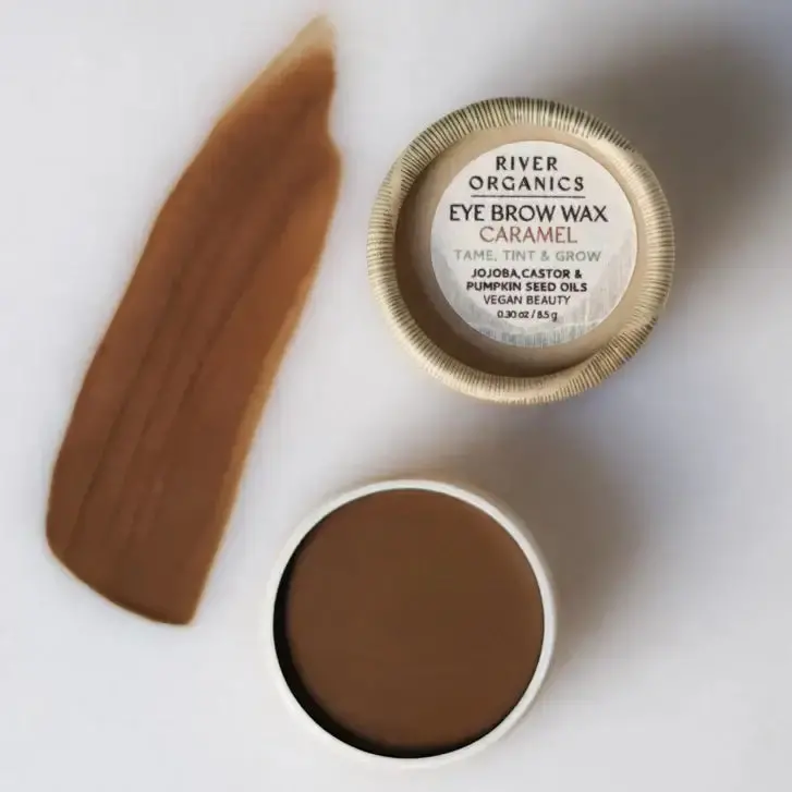 Brow Wax – Tame, Tint & Grow Carmel 8.45G | River Organics 1