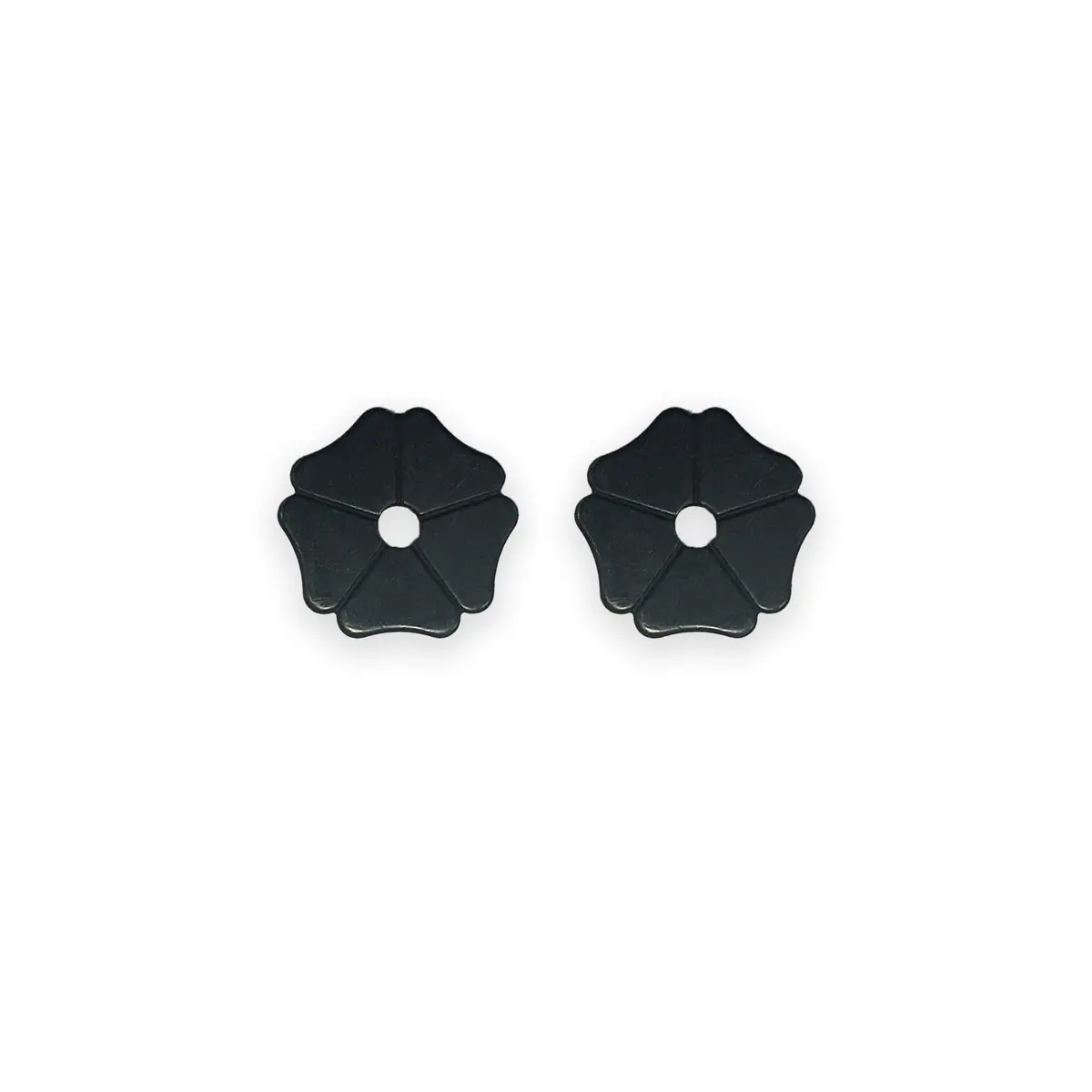 Ezy Ride Clover Leaf Rowel, 29Mm Diameter (Pair) Black Steel 1