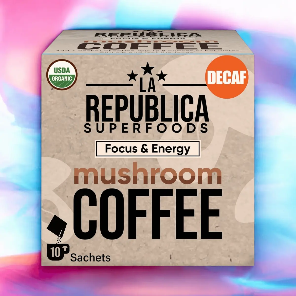 Decaf Mushroom Coffee 10-Pack Box 1