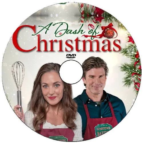 A Dash Of Christmas Dvd 2023 Gac Movie Laura Osnes & Christopher Russell 1