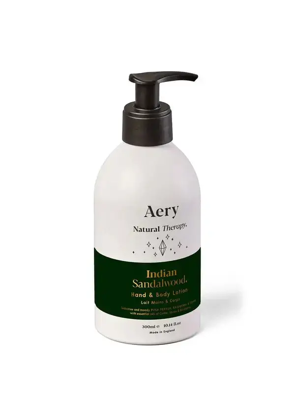 Indian Sandalwood Hand & Body Lotion- Pepper Raspberry And Tonka - Aery Living 2