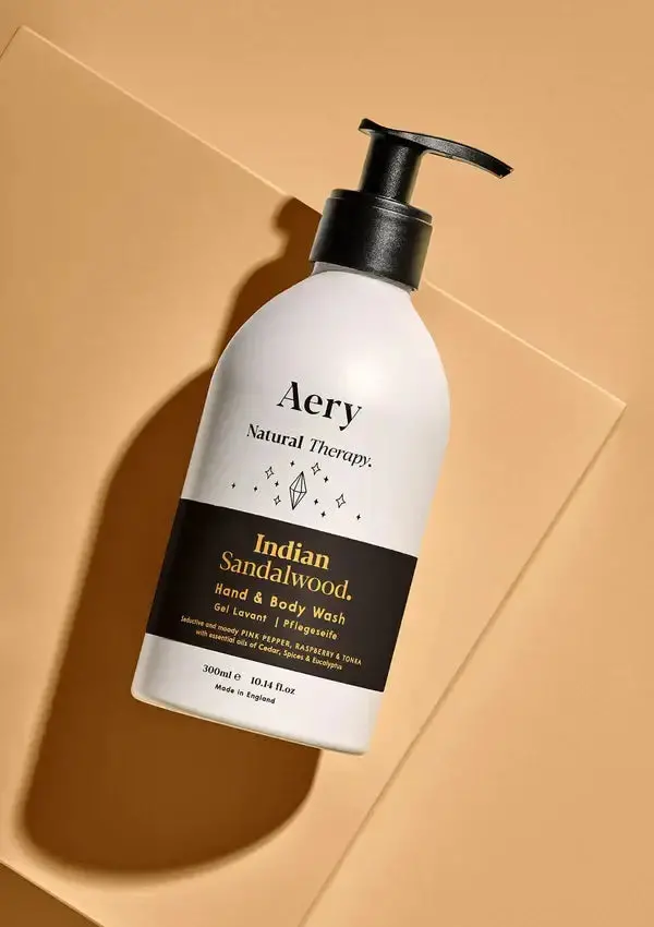 Indian Sandalwood Hand & Body Lotion- Pepper Raspberry And Tonka - Aery Living 1