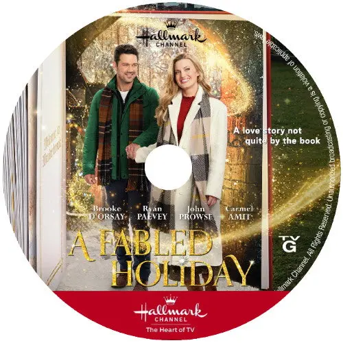 A Fabled Holiday Dvd Christmas Movie 2022 Ryan Paevey & Brooke D'orsay 1