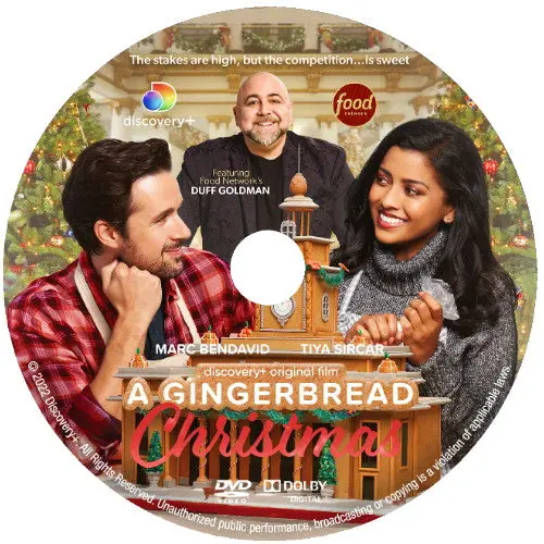 A Gingerbread Christmas Dvd 2022 Discovery Movie - Tiya Sircar 1