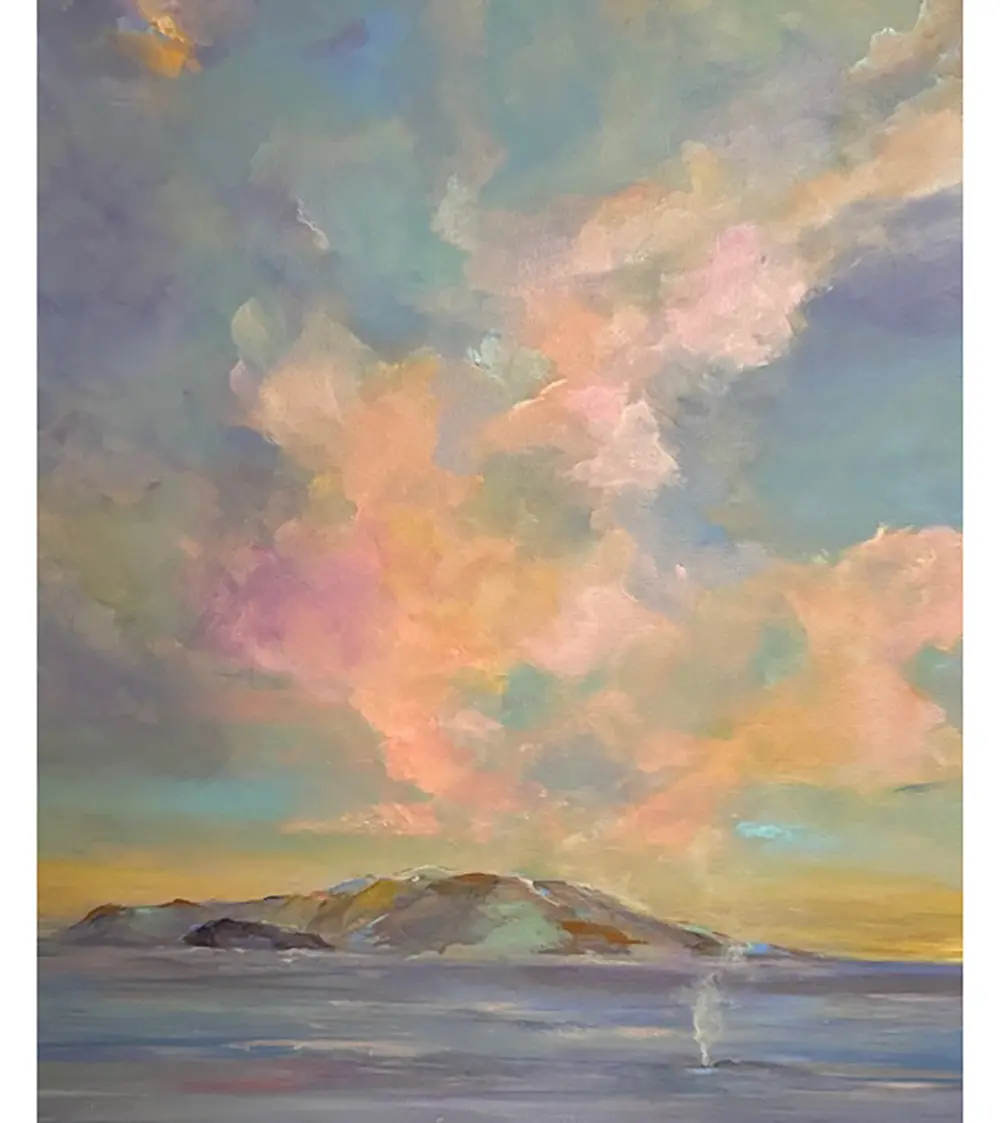 There She Blows 20" X 24" By Sibet Alspaugh 1